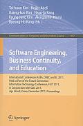 Software Engineering, Business Continuity, and Education: International Conferences ASEA, DRBC and EL 2011, Held as Part of the Future Generation Info