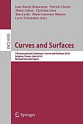 Curves and Surfaces: 7th International Conference, Avignon, France, June 24-30, 2010, Revised Selected Papers