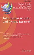 Information Security and Privacy Research: 27th IFIP TC 11 Information Security and Privacy Conference, SEC 2012, Heraklion, Crete, Greece, June 4-6,