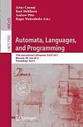 Automata, Languages, and Programming: 39th International Colloquium, Icalp 2012, Warwick, Uk, July 9-13, 2012, Proceedings, Part II