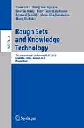Rough Sets and Knowledge Technology: 7th International Conference, Rskt 2012, Chengdu, China, August 17-20, 2012, Proceedings