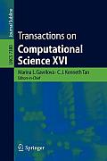 Transactions on Computational Science XVI