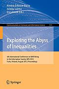 Exploring the Abyss of Inequalities: 4th International Conference on Well-Being in the Information Society, Wis 2012, Turku, Finland, August 22-24, 20