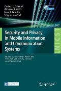 Security and Privacy in Mobile Information and Communication Systems: 4th International Conference, Mobisec 2012, Frankfurt Am Main, Germany, June 25-