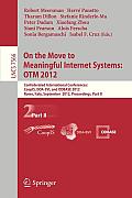 On the Move to Meaningful Internet Systems: Otm 2012: Confederated International Conferences: Coopis, Doa-Svi, and Odbase 2012, Rome, Italy, September