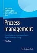 Prozessmanagement: Ein Leitfaden Zur Prozessorientierten Organisationsgestaltung