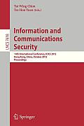 Information and Communications Security: 14th International Conference, Icics 2012, Hong Kong, China, October 29-31, 2012, Proceedings