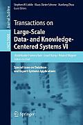 Transactions on Large-Scale Data- And Knowledge-Centered Systems VI: Special Issue on Database- And Expert-Systems Applications