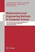 Mathematical and Engineering Methods in Computer Science: 8th International Doctoral Workshop, Memics 2012, Znojmo, Czech Republic, October 25-28, 201