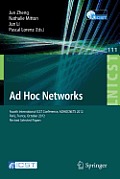 AD Hoc Networks: Fourth International Icst Conference, Adhocnets 2012, Paris, France, October 16-17, 2012, Revised Selected Papers
