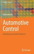 Automotive Control: Modeling and Control of Vehicles