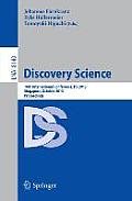 Discovery Science: 16th International Conference, DS 2013, Singapore, October 6-9, 2013, Proceedings