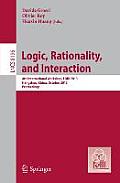 Logic, Rationality, and Interaction: 4th International Workshop, Lori 2013, Hangzhou, China, October 9-12, 2013, Proceedings