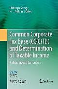 Common Corporate Tax Base (Cc(c)Tb) and Determination of Taxable Income: An International Comparison