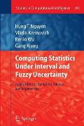 Computing Statistics Under Interval and Fuzzy Uncertainty: Applications to Computer Science and Engineering