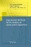 Experimental Methods for the Analysis of Optimization Algorithms