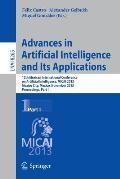 Advances in Artificial Intelligence and Its Applications: 12th Mexican International Conference, Micai 2013, Mexico City, Mexico, November 24-30, 2013