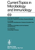 Current Topics in Microbiology and Immunology: Ergebnisse Der Mikrobiologie Und Immunit?tsforschung
