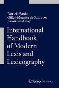 International Handbook of Modern Lexis and Lexicography