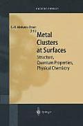 Metal Clusters at Surfaces: Structure, Quantum Properties, Physical Chemistry