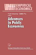 Advances in Public Economics