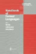 Handbook of Formal Languages: Volume 1 Word, Language, Grammar