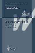Corporate Governance: Essays in Honor of Horst Albach