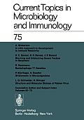 Current Topics in Microbiology and Immunology / Ergebnisse Der Microbiologie Und Immunit?tsforschung