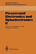 Picosecond Electronics and Optoelectronics II: Proceedings of the Second Osa-IEEE (Leos) Incline Village, Nevada, January 14-16, 1987