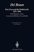 Eine Frau Und Die Mathematik 1933-1940: Der Beginn Einer Wissenschaftlichen Laufbahn