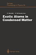 Exotic Atoms in Condensed Matter: Proceedings of the Erice Workshop at the Ettore Majorana Centre for Scientific Culture, Erice, Italy, May 19 - 25, 1