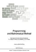 Programming and Mathematical Method: International Summer School