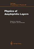 Physics of Amphiphilic Layers: Proceedings of the Workshop, Les Houches, France February 10-19, 1987