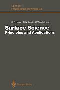Surface Science: Principles and Applications