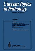 Current Topics in Pathology: Ergebnisse Der Pathologie