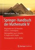 Springer-Handbuch Der Mathematik IV: Begr?ndet Von I.N. Bronstein Und K.A. Semendjaew Weitergef?hrt Von G. Grosche, V. Ziegler Und D. Ziegler Herausge