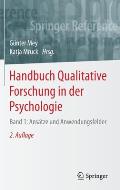 Handbuch Qualitative Forschung in Der Psychologie: Band 1: Ans?tze Und Anwendungsfelder