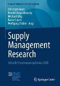 Supply Management Research: Aktuelle Forschungsergebnisse 2020