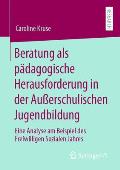 Beratung ALS P?dagogische Herausforderung in Der Au?erschulischen Jugendbildung: Eine Analyse Am Beispiel Des Freiwilligen Sozialen Jahres