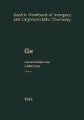 GE Organogermanium Compounds: Part 4: Compounds with Germanium-Hydrogen Bonds