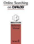 Online Searching on Dialog(r): Beilstein Reference Manual