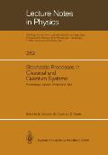 Stochastic Processes in Classical and Quantum Systems: Proceedings of the 1st Ascona-Como International Conference Held in Ascona, Ticino (Switzerland