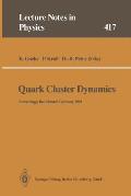Quark Cluster Dynamics: Proceedings of the 99th We-Heraeus Seminar Held at the Physikzentrum Bad Honnef, Germany 29 June - 1 July 1992