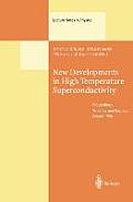 New Developments in High Temperature Superconductivity: Proceedings of the 2nd Polish-Us Conference Held at Wroclaw and Karpacz, Poland, 17-21 August