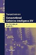 Transactions on Computational Collective Intelligence XIV