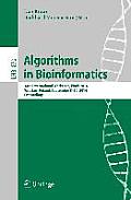 Algorithms in Bioinformatics: 14th International Workshop, Wabi 2014, Wroclaw, Poland, September 8-10, 2014. Proceedings