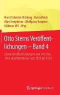 Otto Sterns Ver?ffentlichungen - Band 4: Sterns Ver?ffentlichungen Von 1933 Bis 1962 Und Mitarbeiter Von 1925 Bis 1929