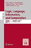 Logic, Language, Information, and Computation: 22nd International Workshop, Wollic 2015, Bloomington, In, Usa, July 20-23, 2015, Proceedings
