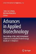 Advances in Applied Biotechnology: Proceedings of the 2nd International Conference on Applied Biotechnology (Icab 2014)-Volume I