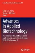 Advances in Applied Biotechnology: Proceedings of the 2nd International Conference on Applied Biotechnology (Icab 2014)-Volume II